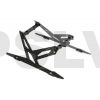 B130X11  Xtreme Productions Carbon Landing Skid Set (Black) Blade 130X  